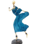 Danseuse 35 cm bleue n°1 Bronzes d'Afrique