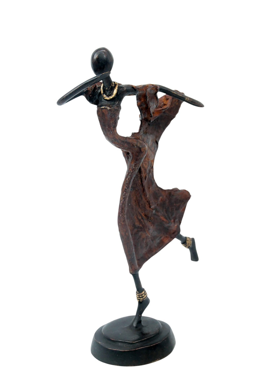 Danseuse 35 cm marron n°2 Bronzes d'Afrique