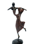 Danseuse 35 cm marron n°2 Bronzes d'Afrique