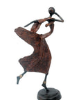 Danseuse 35 cm marron n°2 Bronzes d'Afrique