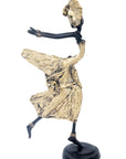 Bronze 35 cm doré n°19 Bronzes d'Afrique