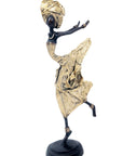 Bronze 35 cm doré n°19 Bronzes d'Afrique