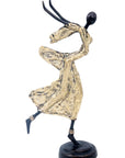 Danseuse 35 cm dorée n°1 Bronzes d'Afrique