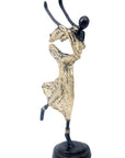 Danseuse 35 cm dorée n°1 Bronzes d'Afrique