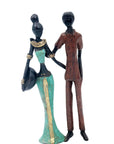 Bronze Mohamadi Dermé couple 20 cm n°10 Bronzes d'Afrique