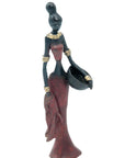 Bronze Mohamadi Dermé 20 cm rouge n°7 Bronzes d'Afrique