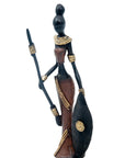 Bronze Mohamadi Dermé 20 cm marron n°7 Bronzes d'Afrique