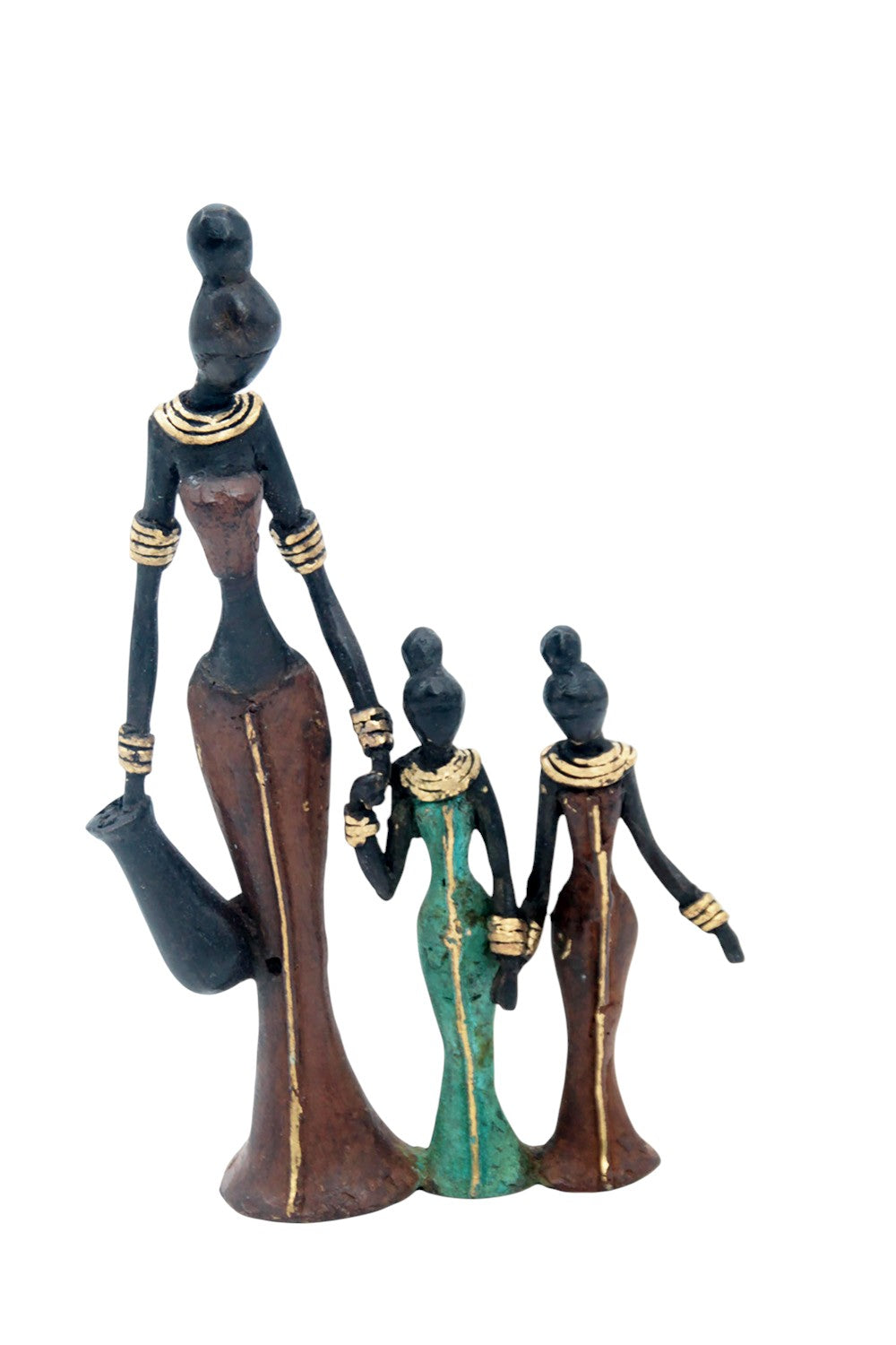 Bronze Mohamadi Dermé 20 cm marron n°11 Bronzes d'Afrique