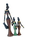 Bronze Mohamadi Dermé 20 cm marron n°11 Bronzes d'Afrique