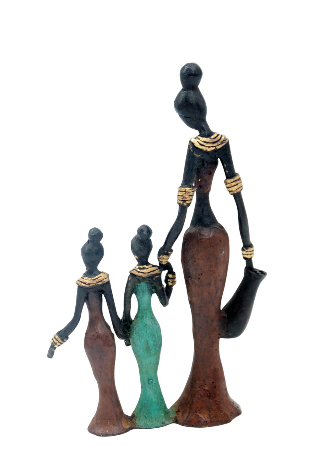 Bronze Mohamadi Dermé 20 cm marron n°11 Bronzes d'Afrique