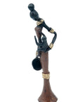Bronze Mohamadi Dermé 20 cm marron n°13 Bronzes d'Afrique