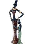 Bronze Mohamadi Dermé 20 cm marron n°16 Bronzes d'Afrique