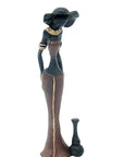 Bronze Mohamadi Dermé 20 cm marron n°17 Bronzes d'Afrique