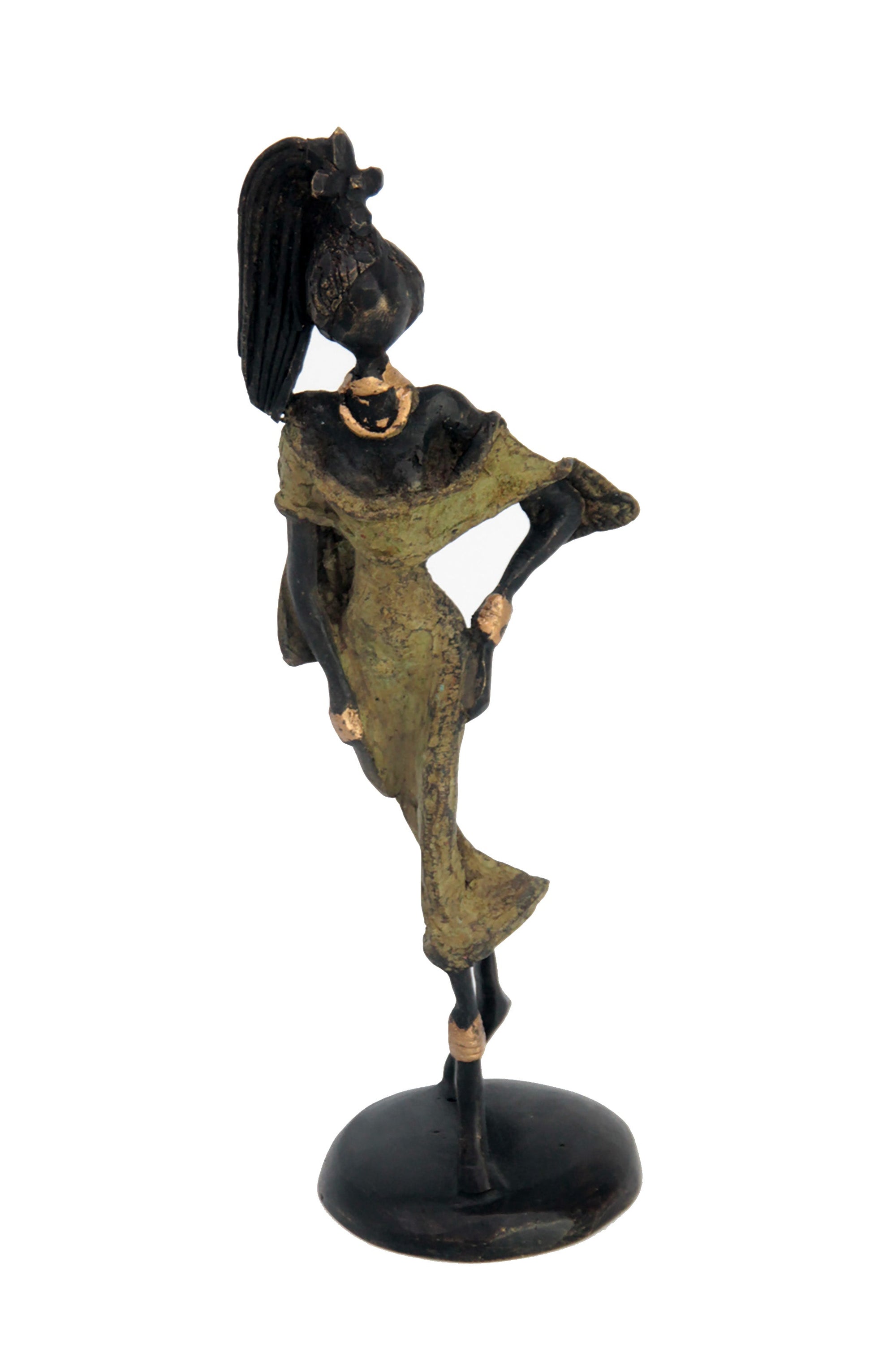 Bronze 20 cm vert n°9 Bronzes d'Afrique