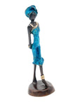 Bronze 15 cm bleu n°36 Bronzes d'Afrique