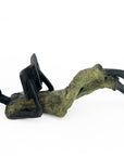 Bronze allongé 20 cm vert n°5 Bronzes d'Afrique