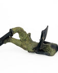 Bronze allongé 20 cm vert n°5 Bronzes d'Afrique