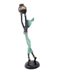 Bronze 20 cm turquoise n°13 Bronzes d'Afrique