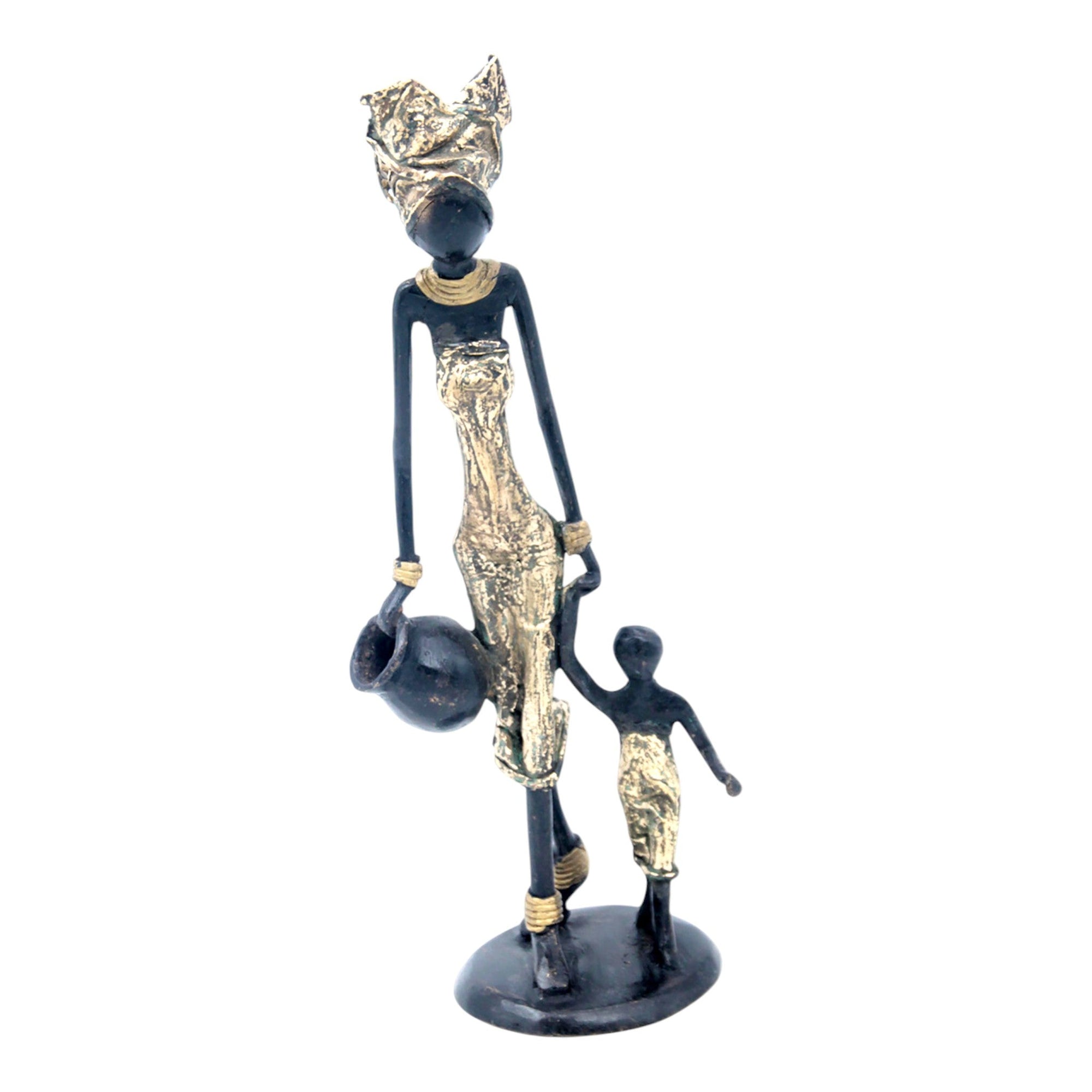 Bronze 25 cm doré n°13 Bronzes d'Afrique