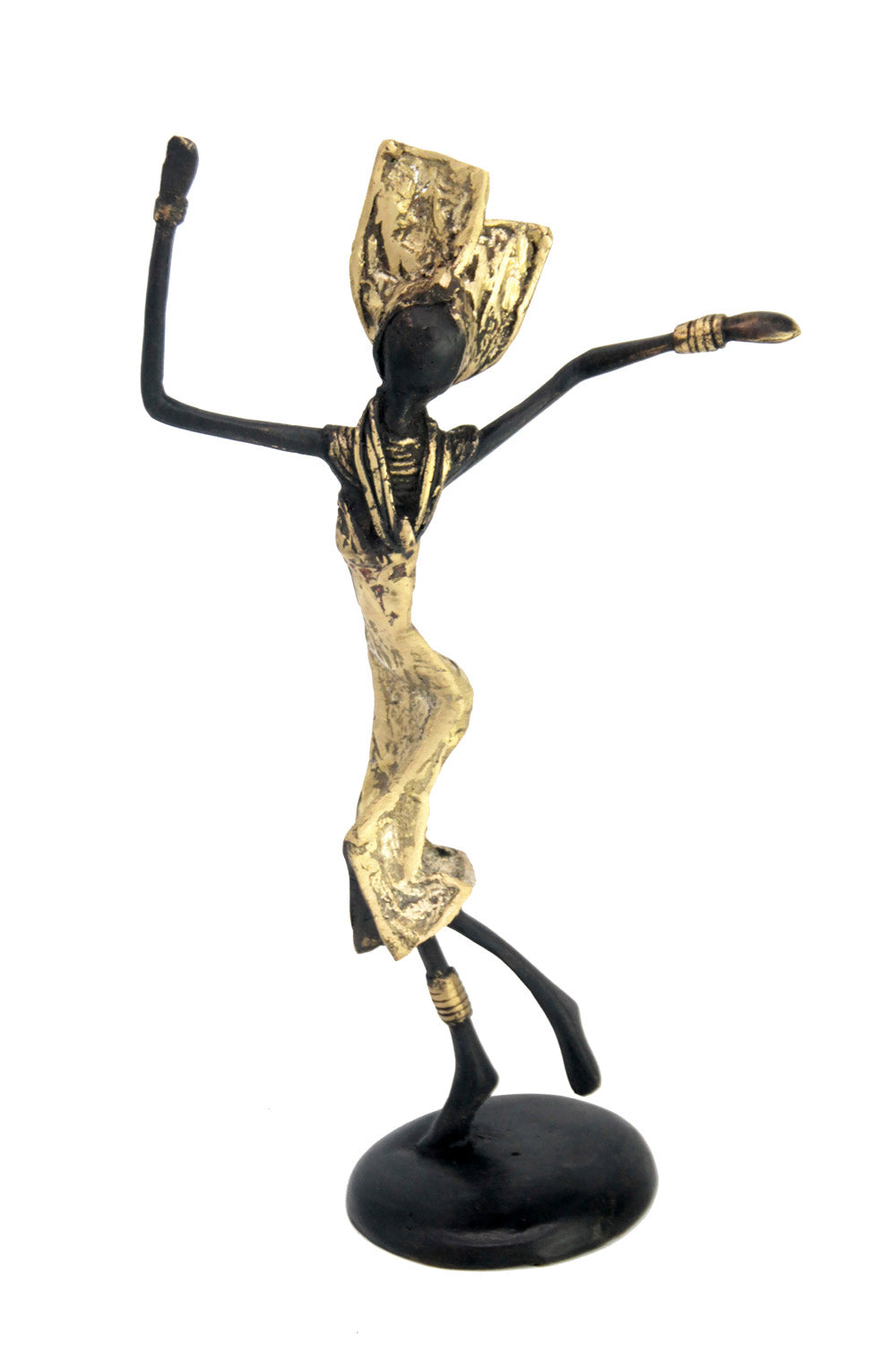 Bronze 25 cm doré n°6 Bronzes d'Afrique