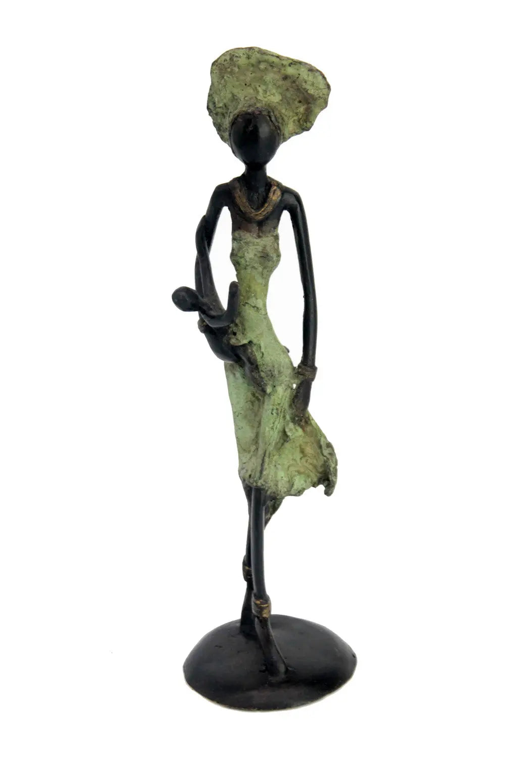 Bronze 25 cm vert n°5 Bronzes d'Afrique