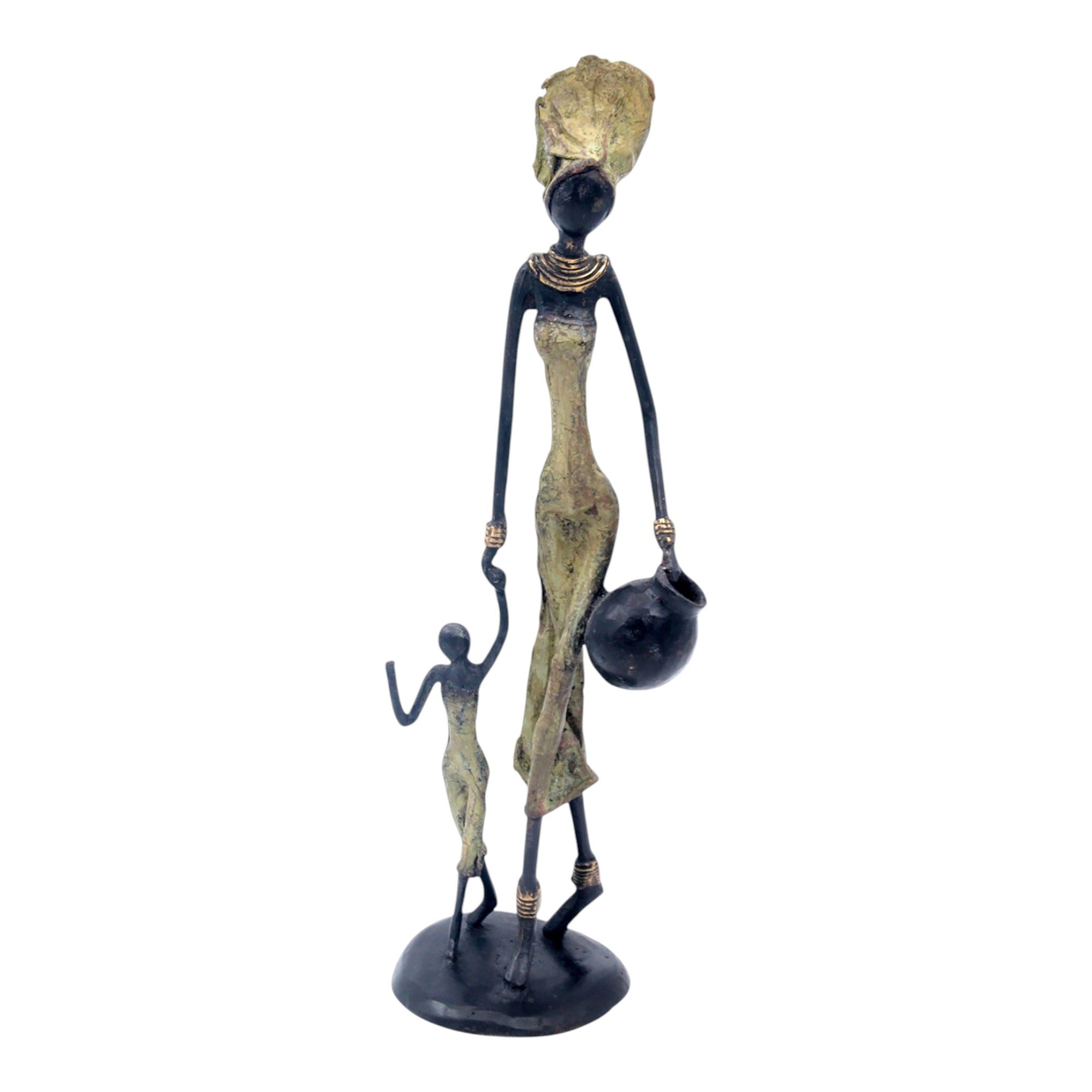Bronze 35 cm vert n°7 Bronzes d'Afrique