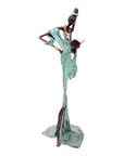 Bronze 55 cm turquoise n°6 Bronzes d'Afrique