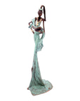 Bronze 55 cm turquoise n°6 Bronzes d'Afrique