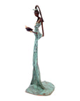 Bronze 55 cm turquoise n°6 Bronzes d'Afrique