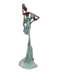 Bronze 55 cm turquoise n°6 Bronzes d'Afrique