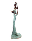 Bronze 55 cm turquoise n°6 Bronzes d'Afrique