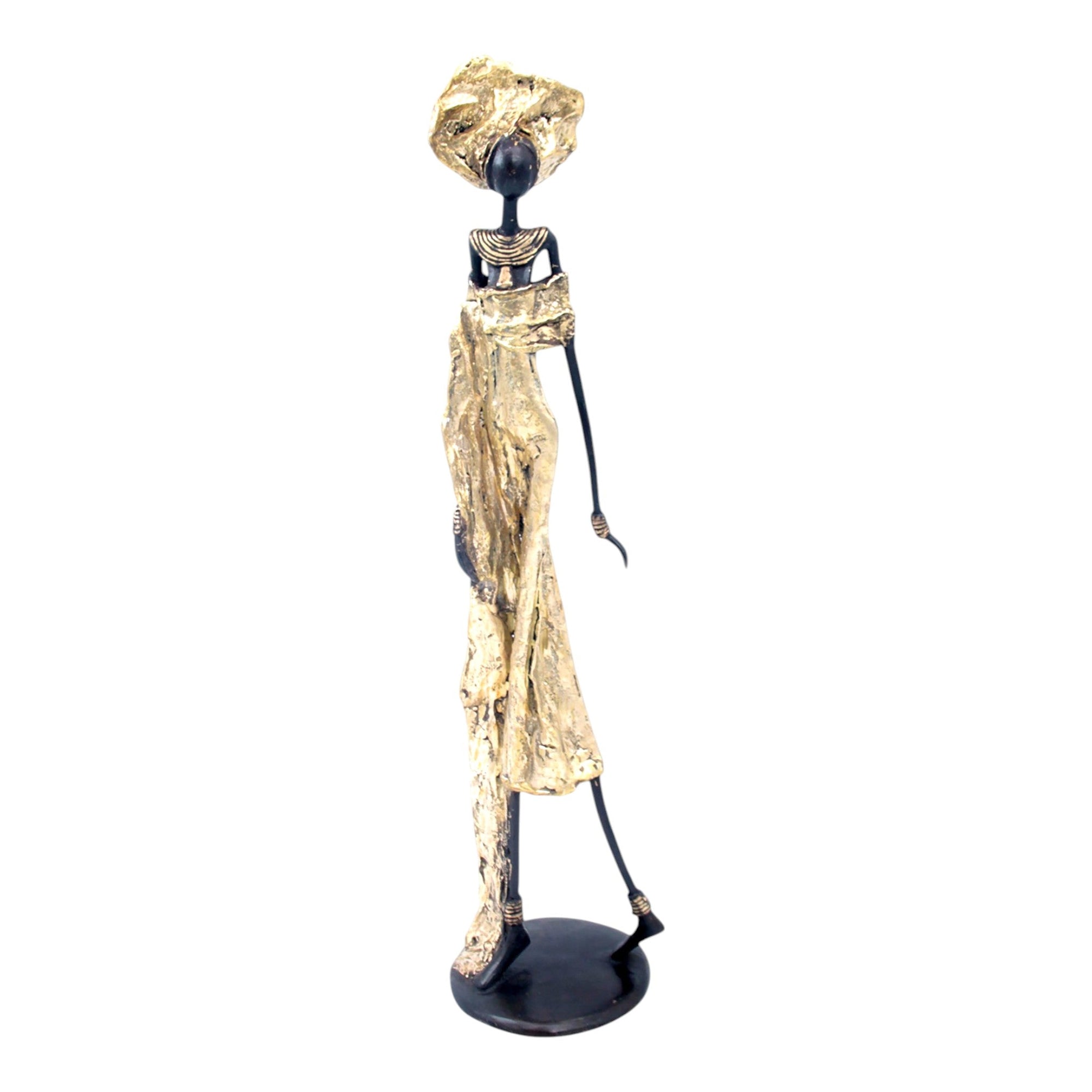 Bronze 55 cm doré n°2 Bronzes d'Afrique