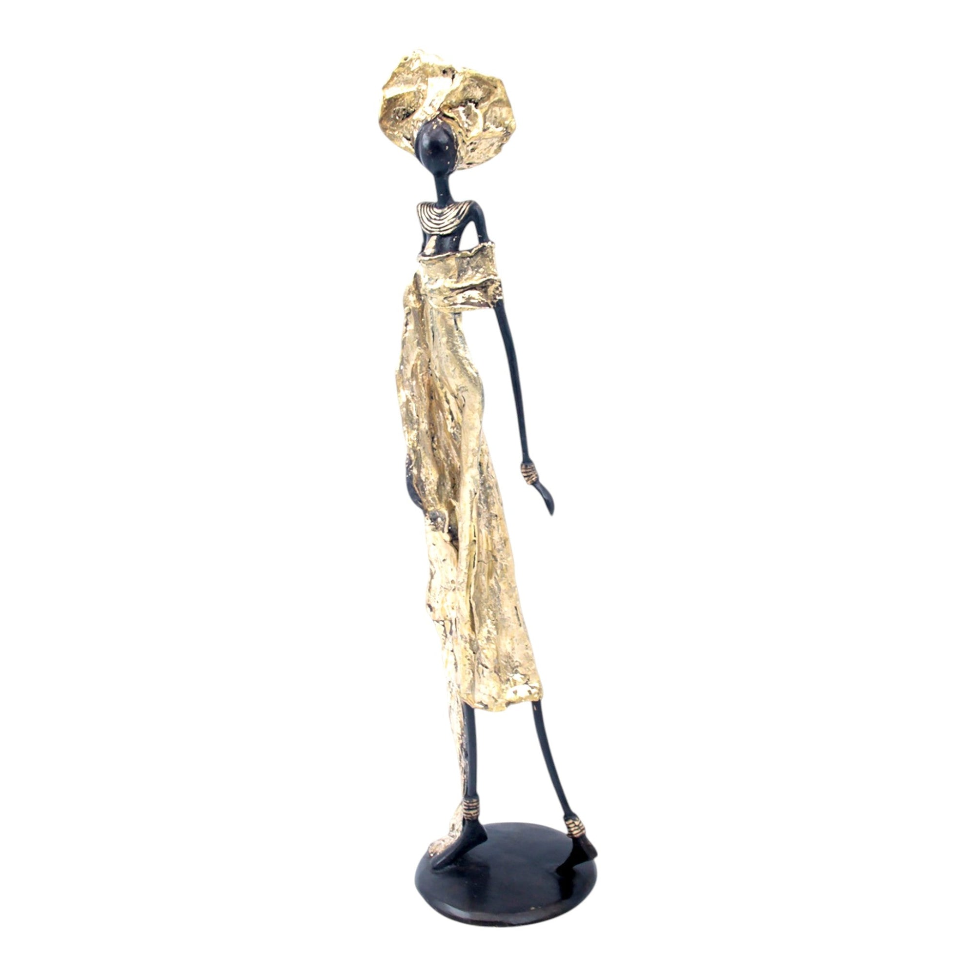 Bronze 55 cm doré n°2 Bronzes d'Afrique