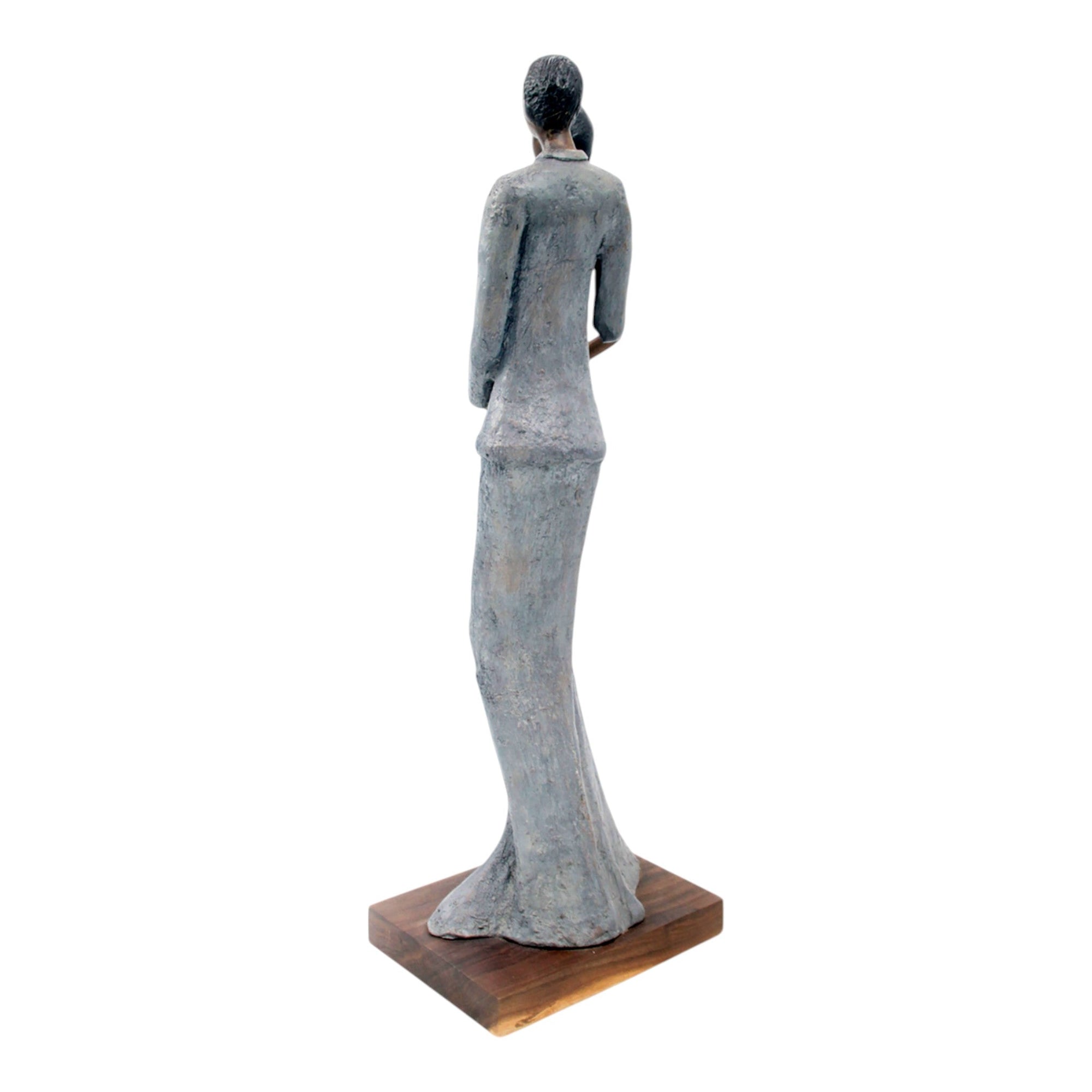 Bronze Issouf couple 55 cm gris n°2 Bronzes d'Afrique