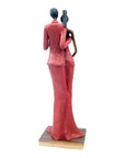 Bronze Issouf couple 55 cm rouge n°2 Bronzes d'Afrique