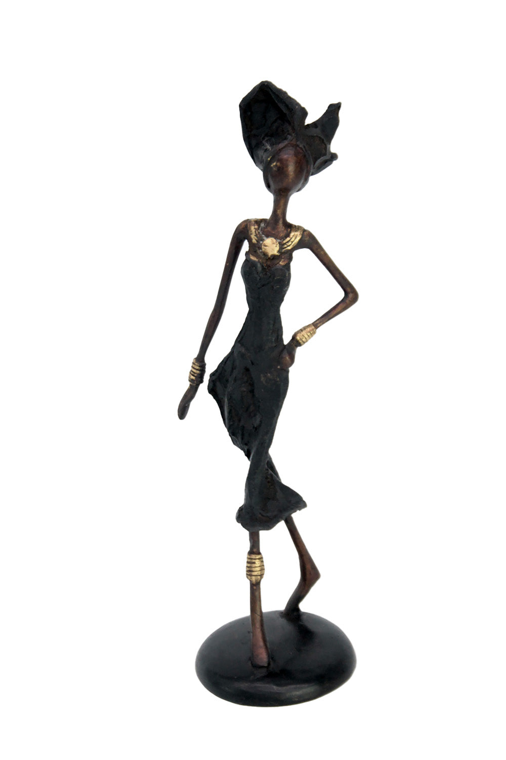 Bronze 25 cm noir n°21 Bronzes d'Afrique