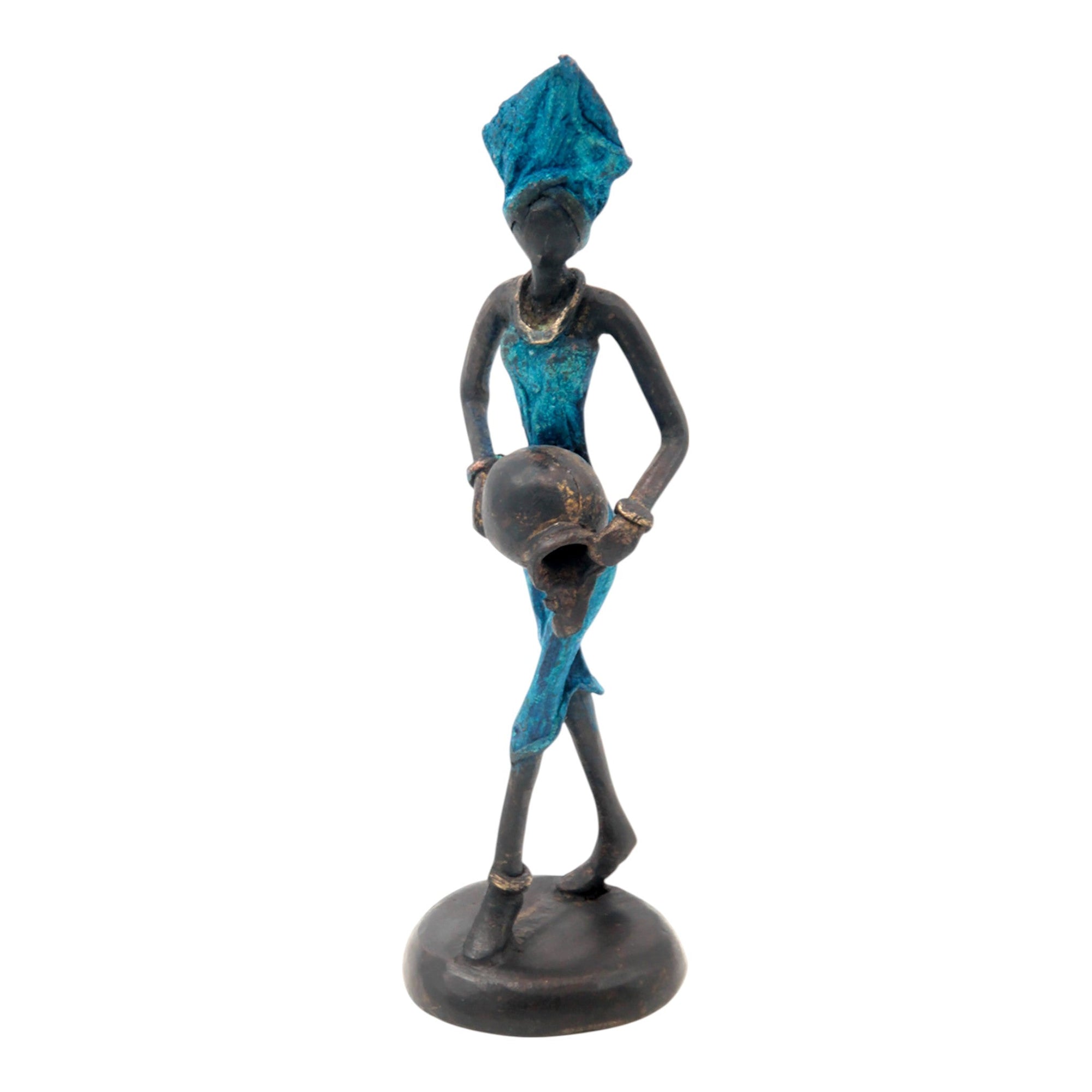 Bronze 15 cm bleu n°24 Bronzes d'Afrique
