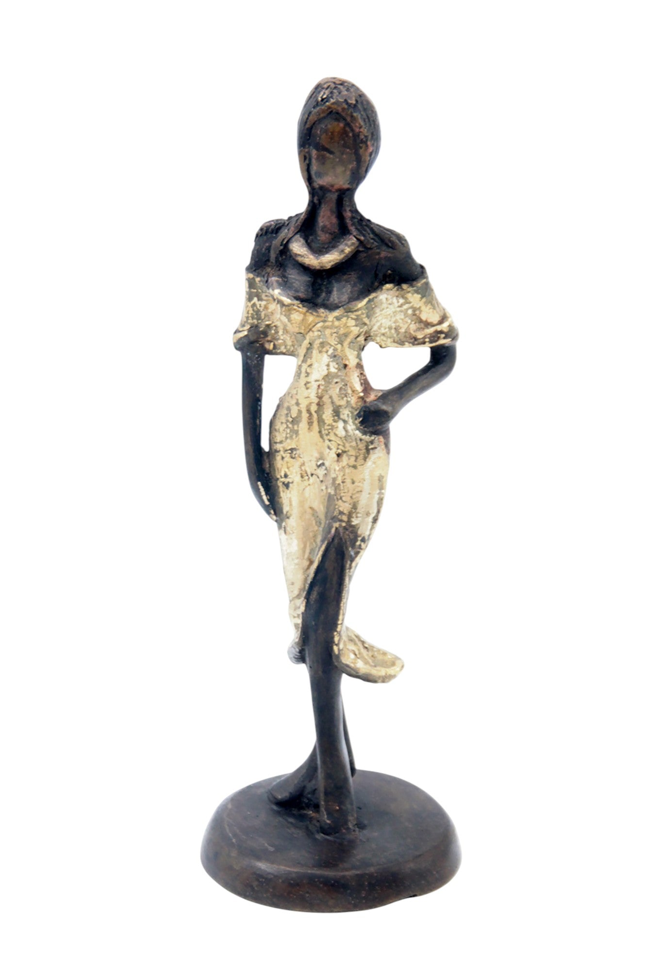 Bronze 20 cm doré n°11 Bronzes d'Afrique