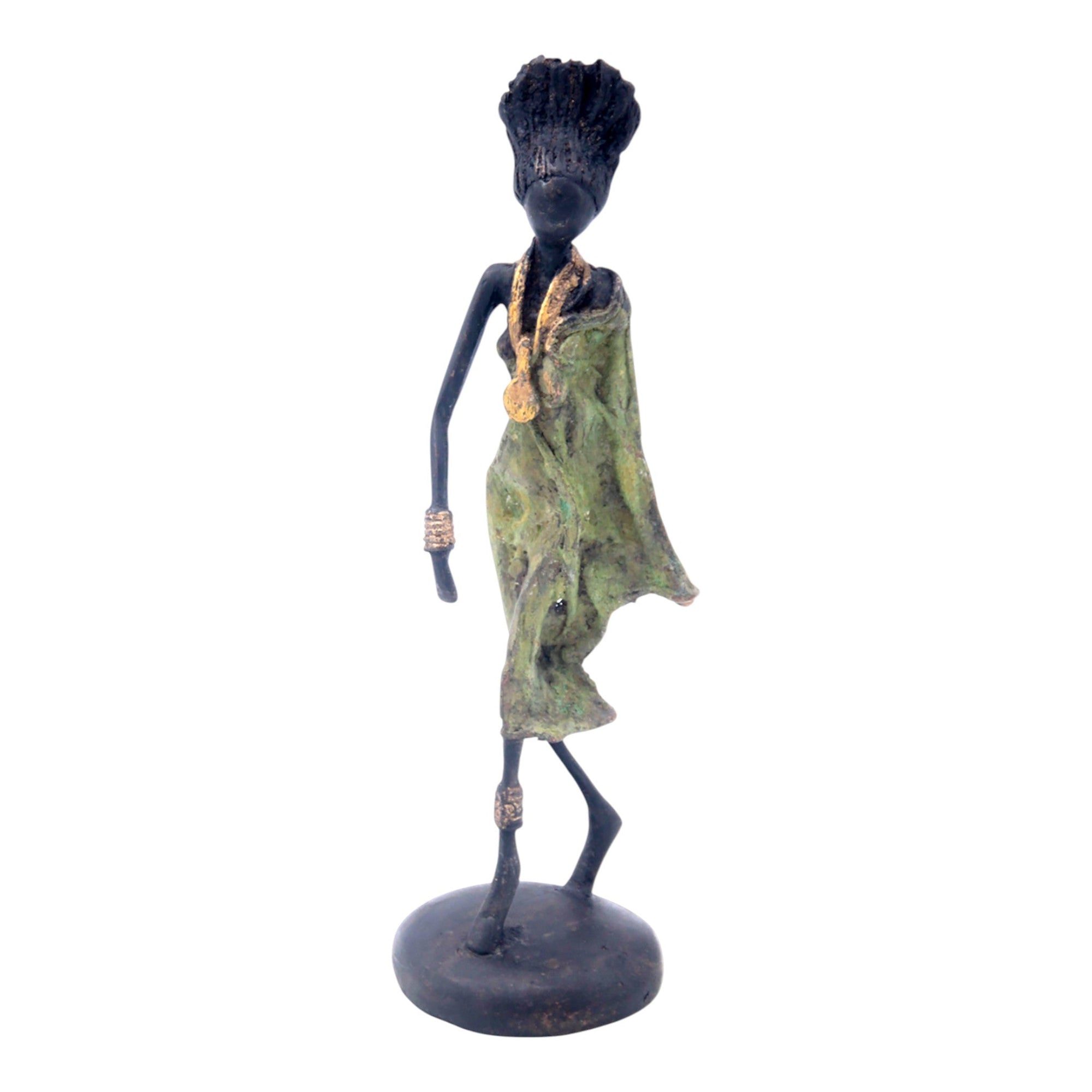 Bronze 20 cm vert n°11 Bronzes d'Afrique