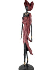 Bronze Issouf 110 cm rouge n°1 Bronzes d'Afrique