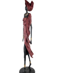 Bronze Issouf 110 cm rouge n°1 Bronzes d'Afrique