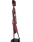 Bronze Issouf 110 cm rouge n°1 Bronzes d'Afrique