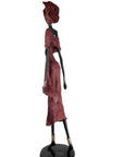 Bronze Issouf 110 cm rouge n°1 Bronzes d'Afrique