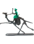 Chamelier 20 cm vert n°2 Bronzes d'Afrique