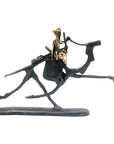 Chamelier 20 cm doré n°1 Bronzes d'Afrique