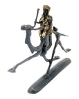Chamelier 20 cm doré n°1 Bronzes d'Afrique