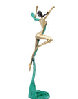 Bronze Issouf danseuse 50 cm vert n°1 Bronzes d'Afrique