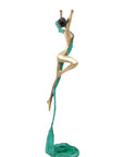 Bronze Issouf danseuse 50 cm vert n°1 Bronzes d'Afrique