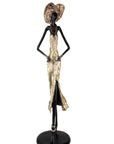 Bronze Issouf 110 cm doré n°1 Bronzes d'Afrique