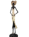Bronze Issouf 110 cm doré n°1 Bronzes d'Afrique